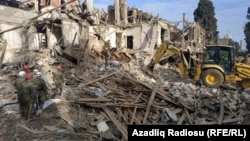 Наслідки обстрілу міста Гянджа, Азербайджан, 11 жовтня 2020 року