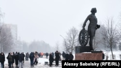 Акция в поддержку Навального в Великом Новгороде