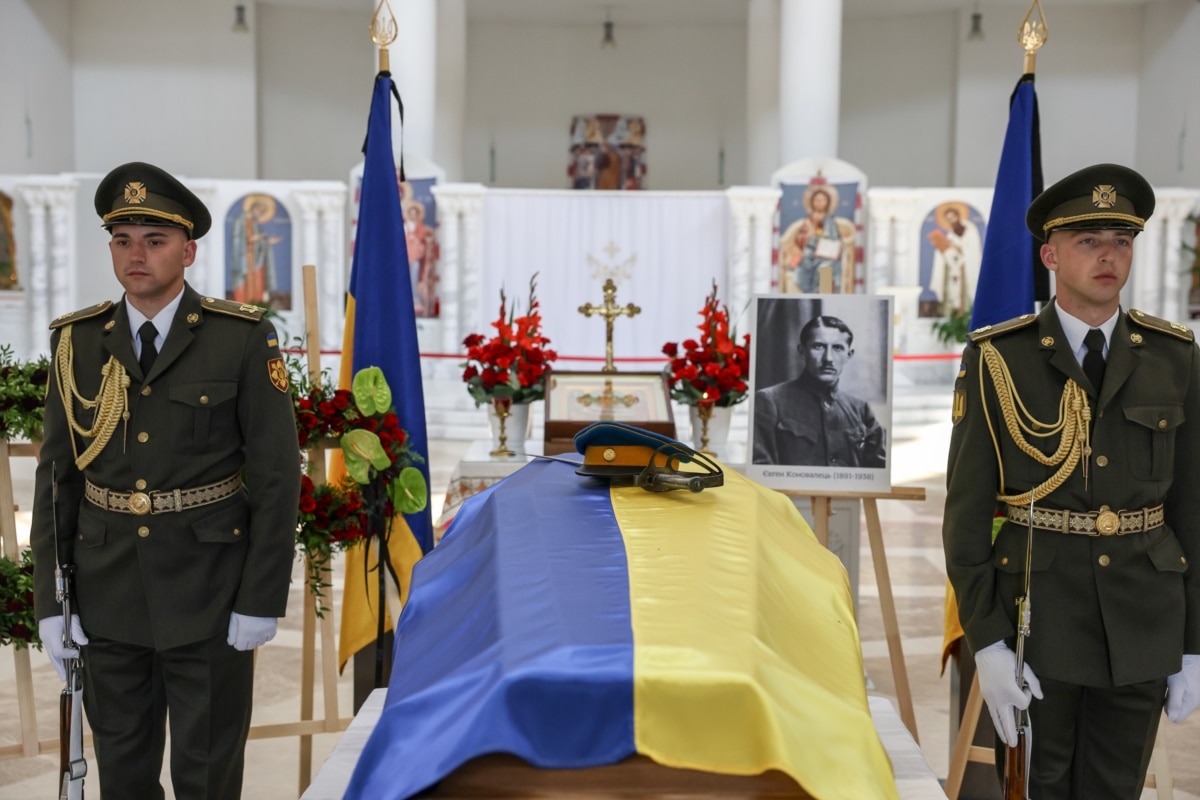A memorial service for Yevhen Konovalets, colonel of the UNR Army, commander of the Sich Riflemen Corps and first head of the OUN in Kyiv on August 15, 2026.