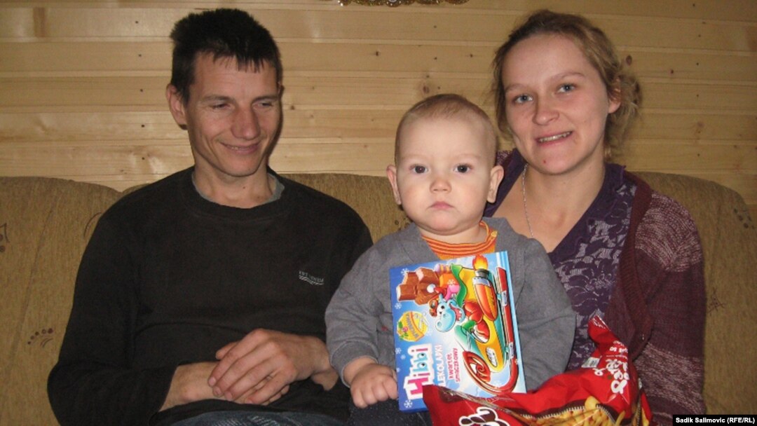 Almir Salihovic and Dusica Rendulic, with their son, Yusuf, have put down roots in the war-scarred town of Srebrenica.