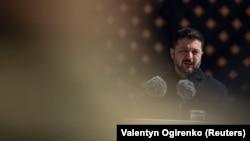 Володимир Зеленський під час урочистостей з нагоди Дня Української Державності в Києві