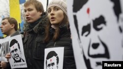 Протест прихильників опозиції в Києві