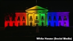 Белый дом в Вашингтоне вечером 26 июня