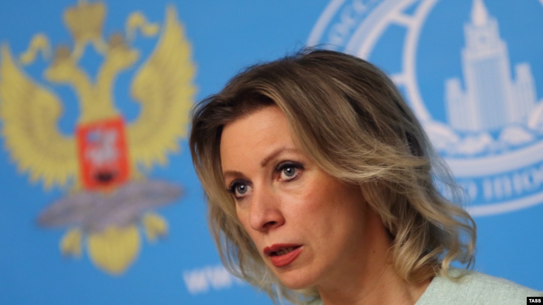 Russian Foreign Ministry spokeswoman Maria Zakharova