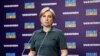 Вице-премьер-министр по вопросам реинтеграции временно оккупированных территорий Украины Ирина Верещук во время брифинга