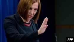 U.S. State Department spokeswoman Jen Psaki