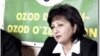 Nigora Hidoyatova, the outspoken leader of the unregistered Free Peasants Uzbek opposition party.