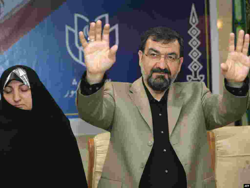 A DARK-HORSE CANDIDATE: Mohsen Rezai, born in 1954, is a former senior IRGC commander. He ran in the 2009 presidential election, garnering less than 2 percent of the vote, after running a campaign that blasted Ahmadinejad&#39;s mismanagement of the economy. Rezai is not considered a strong or charismatic candidate.