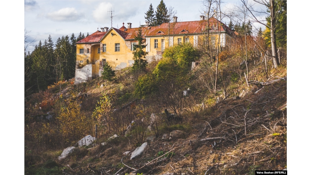 The Favorit Chateau, located near the village of Sindelova in the western Czech Republic. Karmal and his family often went to the chateau, now derelict, for meals.