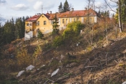 The Favorit Chateau, located near the village of Sindelova in the western Czech Republic. Karmal and his family often went to the chateau, now derelict, for meals.