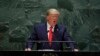 U.S. President Donald Trump speaks during the 74th Session of the United Nations General Assembly at UN Headquarters in New York on September 24. 