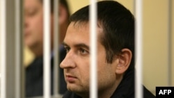 Руслан Якушев на слуханні в суді в Мурманську, 24 жовтня 2013 року