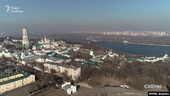 Печерські пагорби, де розташований люнет