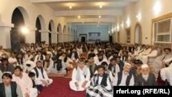 په کندهار کې د سولې په اړه جوړه شوې غونډه.