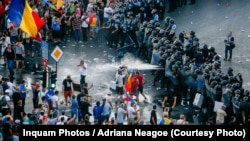 La protestele din 10 august, 2018, București, România 