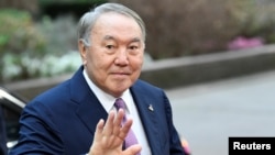 Нұрсұлтан Назарбаевтың Қазақстан президенті болған кезде "Азия - Еуропа" саммитінде түскен суреті. Брюссель, 19 қазан 2018 жыл.