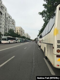 Autocare pe bulevardele din București, 9 iunie 2018