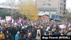 Protesti u Severnoj Mitrovici 27. novembra