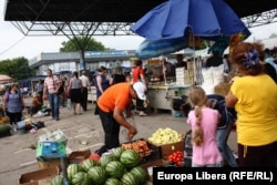 Piaţa agricolă din Tiraspol