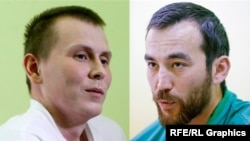 Задержанные в Луганской области россияне Александр Александров и Евгений Ерофеев, называющие себя спецназовцами ГРУ России