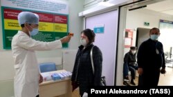 Алматыдағы ауруханалардың бірі. 26 наурыз 2020 жыл. 