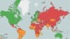 Աշխարհում մամուլի ազատության քարտեզը ըստ Freedom House-ի զեկույցի, ապրիլ, 2015թ․