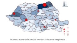 Incidența cazurilor de coronavirus