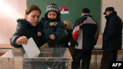 Kosovo, Mitrovica, referendum, 15. februar 2012.