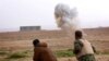 Kurdish Peshmerga fighters detonate a landmine planted by the Islamic State (IS) group fighters on the outskirts of the village of Sinoni in the northern Iraqi district of Sinjar (file: January 15, 2015)
