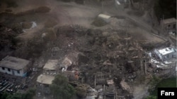 عکس هوایی از مناطق زلزله‌زده