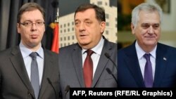 Aleksandar Vučić, Milorad Dodik i Tomislav Nikolić