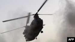 Вертолет НАТО в Афганистане. Иллюстративное фото.