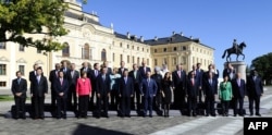 Участники саммита G-20 в Петербурге. 6 сентября 2013 года