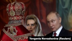 Светлана Медведева и Владимир Путин