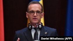 Ministrul de externe german Heiko Maas, (foto de arhivă, București 27 august 2-18) 