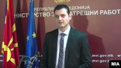 Архивска фотографија- портпаролот на МВР Тони Ангеловски