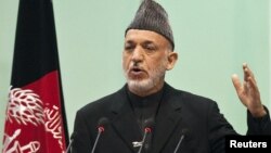 Presidenti afgan, Hamid Karzai. 