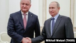 Владимир Путин ва Игор Додон
