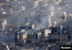 Сирийский город Кобани после боев ИГИЛ и курдов