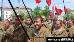 Военный парад ко Дню победы. Аннексированный Севастополь, Крым, 9 мая