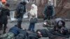 Раненые в столкновениях в центре Киева