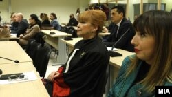 Обвинителката Вилма Русковска на судење за Рекет