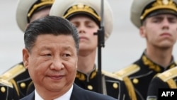 Президент Китая Си Цзиньпин в Москве. 3 июля 2017 года.