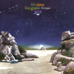 Coperta albumului Tales From Topographic Oceans, Yes, 1974