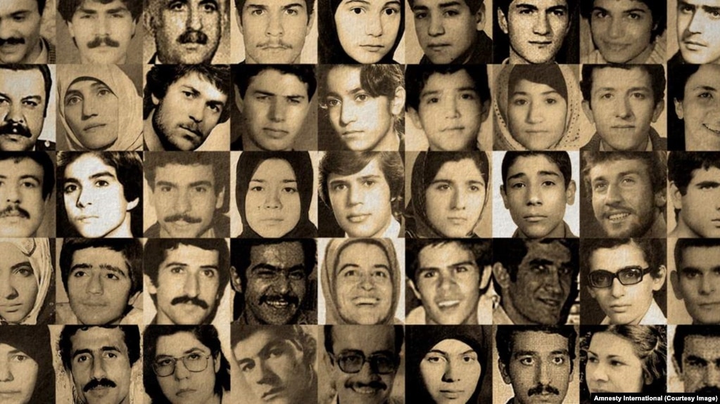 Iran -- Combo picture of several victims of Iran's mass executions on 1988.