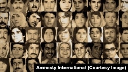 Iran -- Combo picture of several victims of Iran's mass executions on 1988.