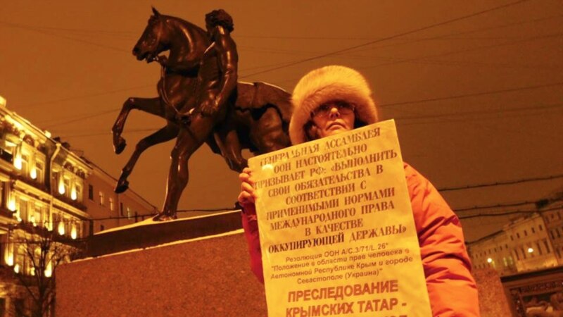 «Это «Крымнаш» зачесался»: о чем говорят задержания россиян за одиночные пикеты в поддержку крымчан