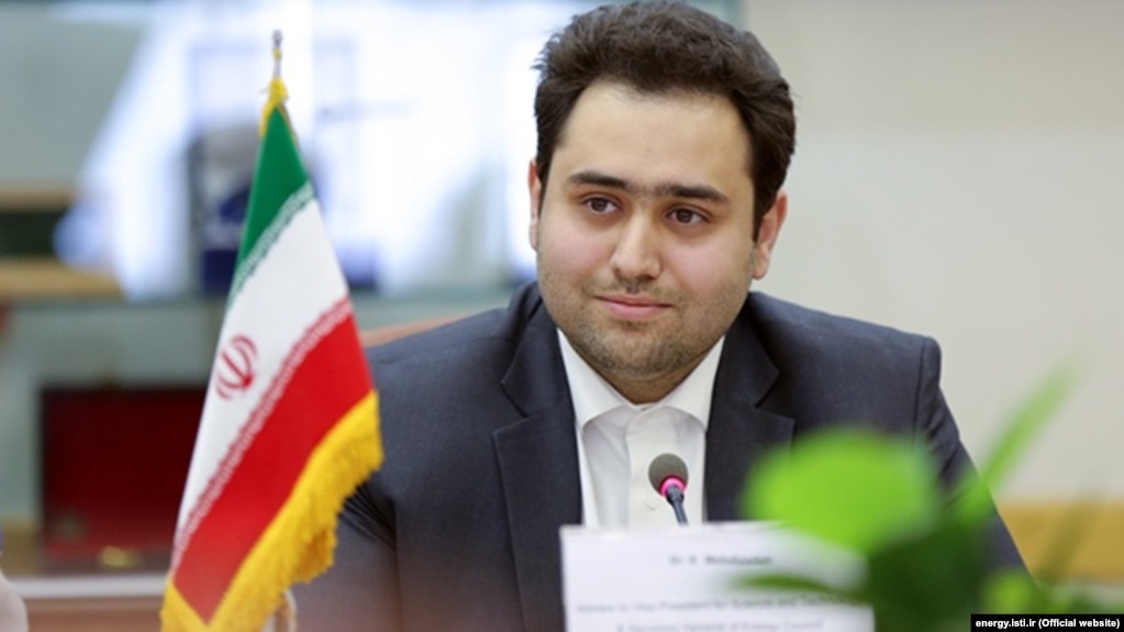 President Hassan Rouhani's son-in-law Kambiz Mahdizadeh Farsad, who recently has been appointed as a deputy minister in ministry of industries.