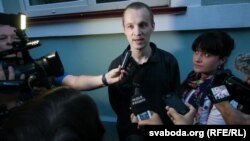 Дмитрий Дашкевич, беларусьтік белсенді. Гродно, 28 тамыз 2013 жыл