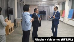 "Ўзбеккино" директори Ф.Абдуҳолиқов "Союзмультфильм" раҳбари Б.Машковцев билан
